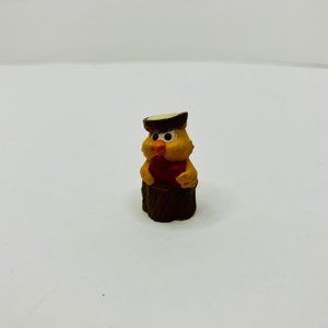 Hallmark Vintage Valentines Day Merry Miniatures Owl Stump Heart 1993